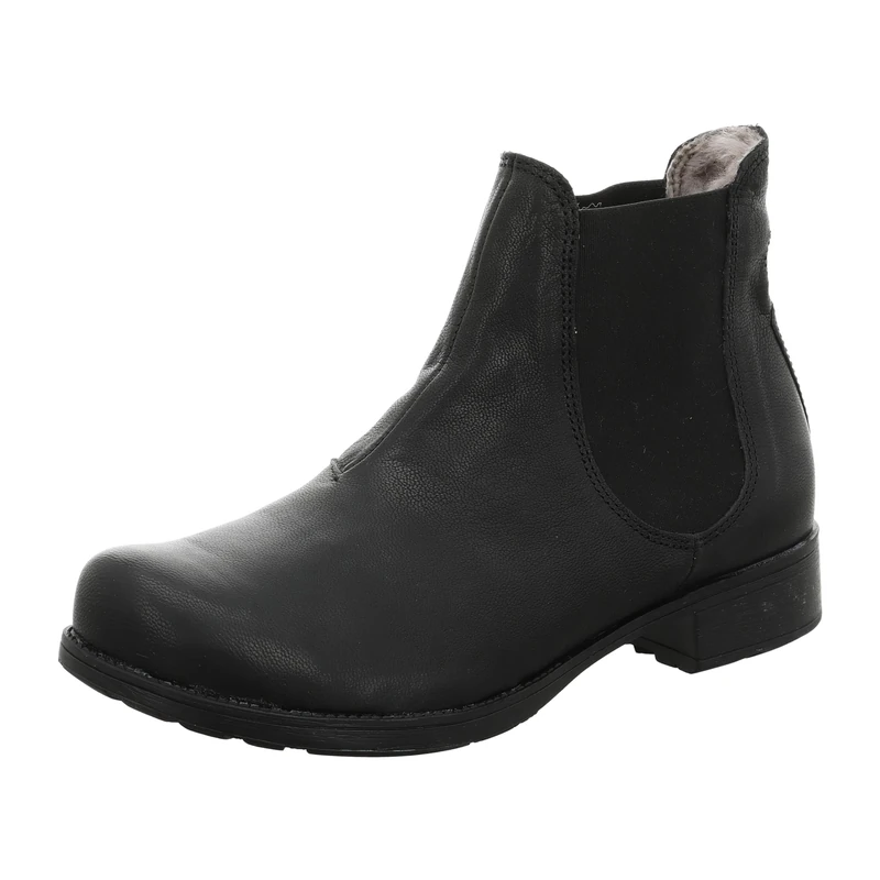 Think! Women's Chrome-Free Tanned Lambskin Chelsea Boots, 0000 Black, 5.5 UK