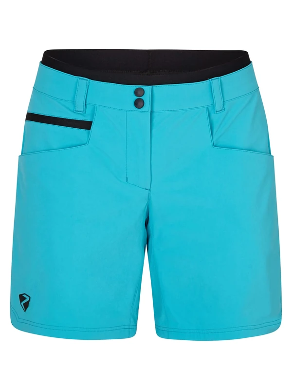 Ziener Neja Women's Cycling Shorts with Inner Shorts - Mountain Bike/Outdoor/Leisure - Breathable, Quick-Drying, Padded Turquoise