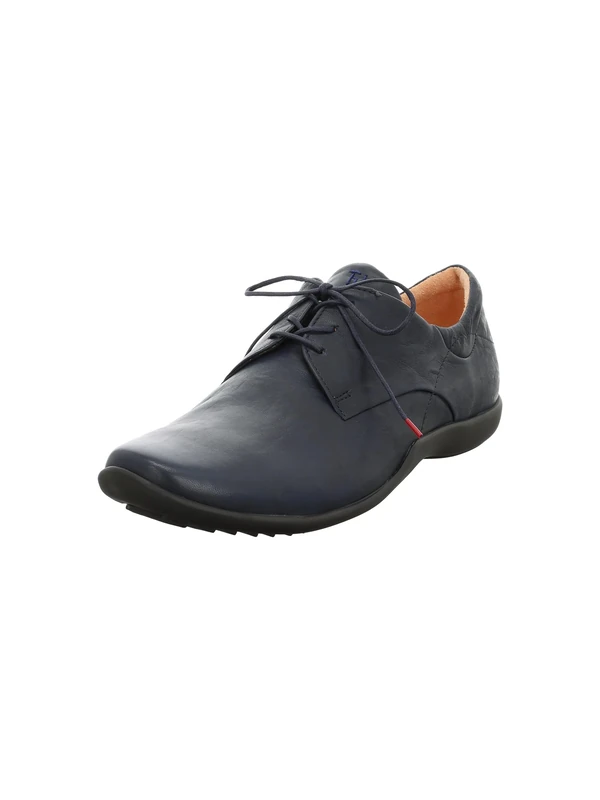 Think! Men's Stone Sustainable Replaceable Footbed Lace-up Shoes, 8030 Navy, 10 UK