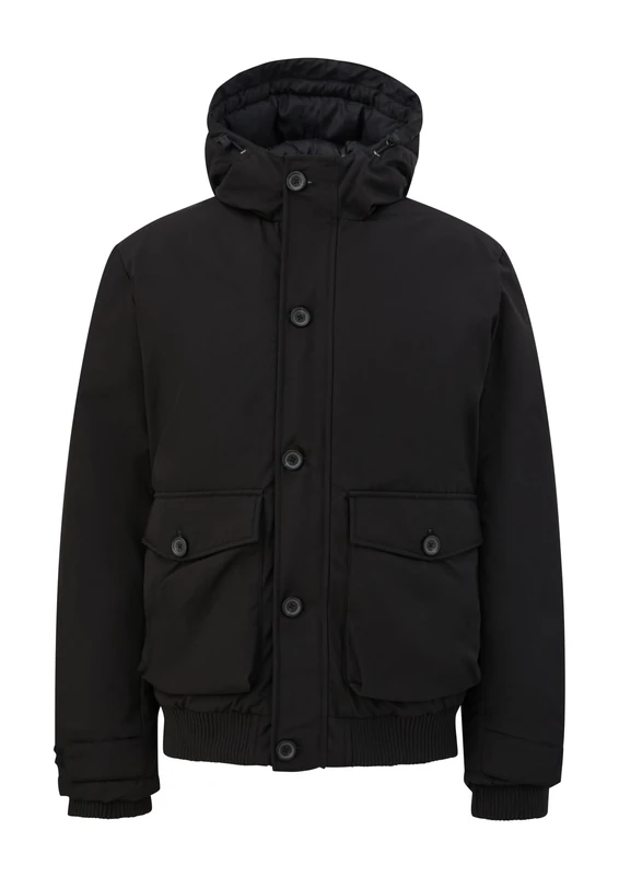 s.Oliver Men's 10.3.11.16.160.2133671 Outdoor Jacket, Black, M