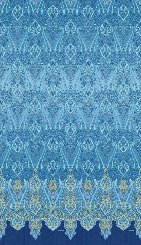 Bassetti Bedspread, Cotton, Blue, 220x255