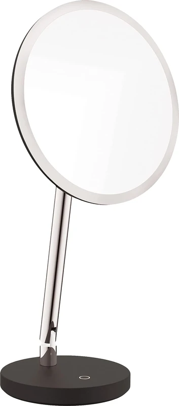 Standing Cosmetic Mirror - LED Backlight - Deante Silia - Chrome - ADI_0812 - Image 1