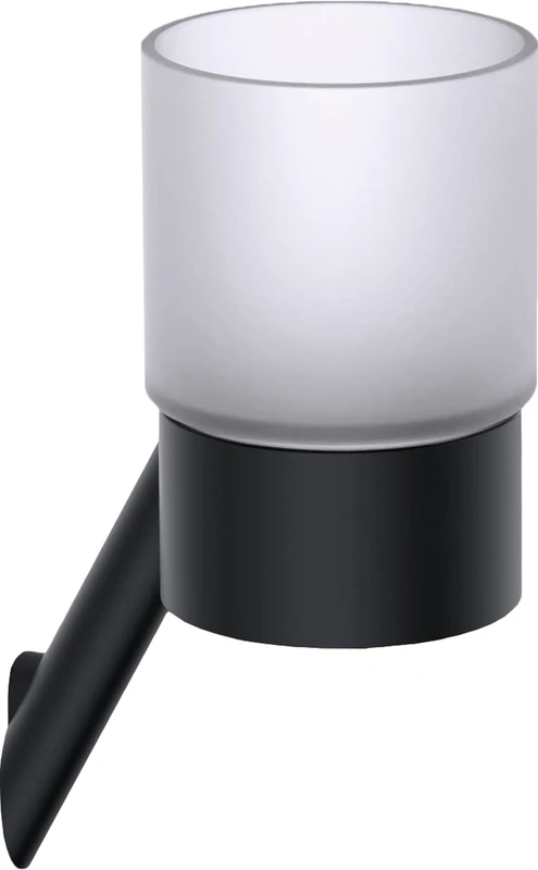 Toothpaste Cup which is Mount on The Wall from Deante Silia - Nero - ADI_N911 - Image 1