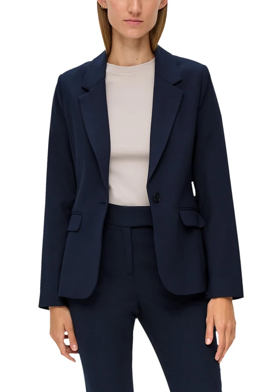 s.Oliver BLACK LABEL Viscose Mix Blazer, 5959, 8