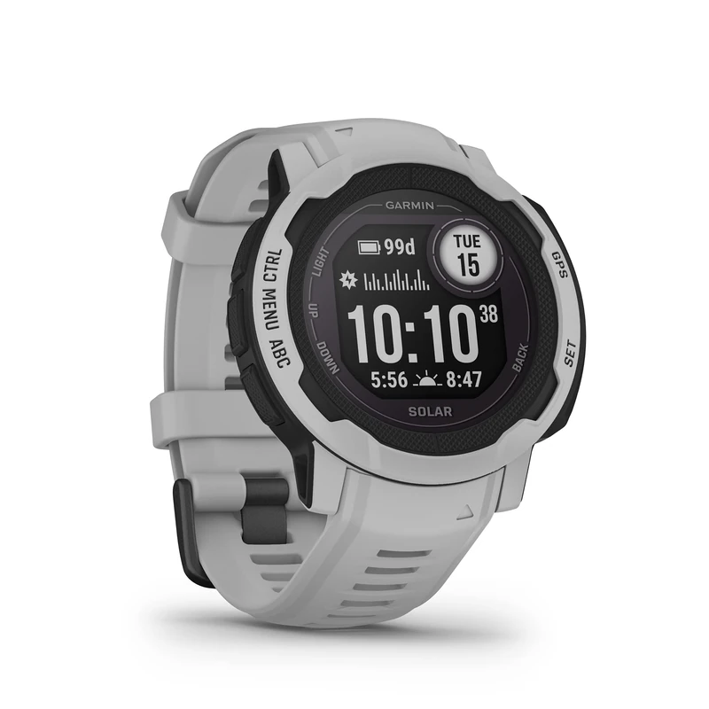 Garmin Instinct 2 SOLAR Rugged GPS Smartwatch - Mist Grey