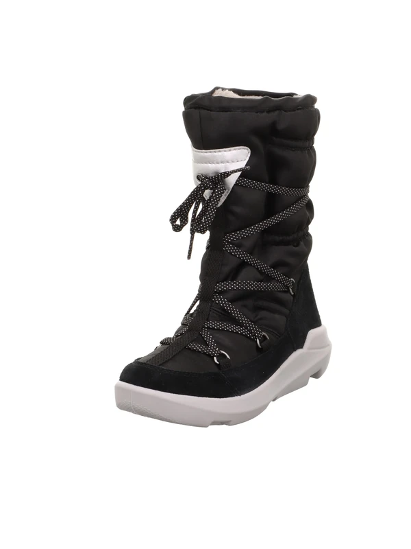 Superfit Girls Twilight Snow Boots, Black 0000, 1 UK