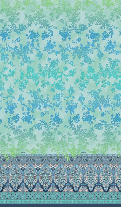 Bassetti Bedspread, Cotton, Blue, 180x255