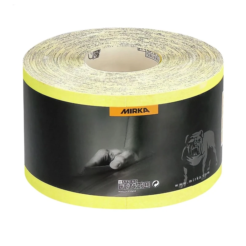 Mirka Yellow Oxide Sandpaper Roll 240 Grit 50m - Image 1