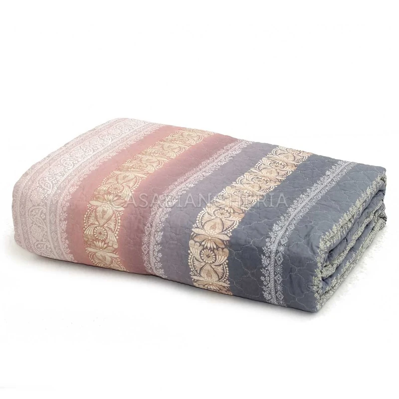 Bassetti MONREALE 9322000 Bedspread 100% Cotton Sand M1 Dimensions 265 x 255 cm