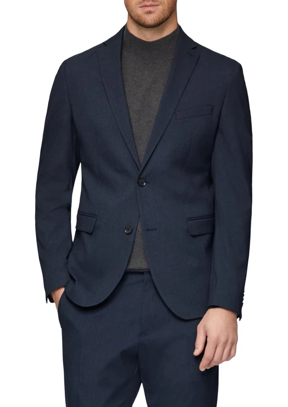 s.Oliver Men's 2137179 Blazer, Blue, 42L