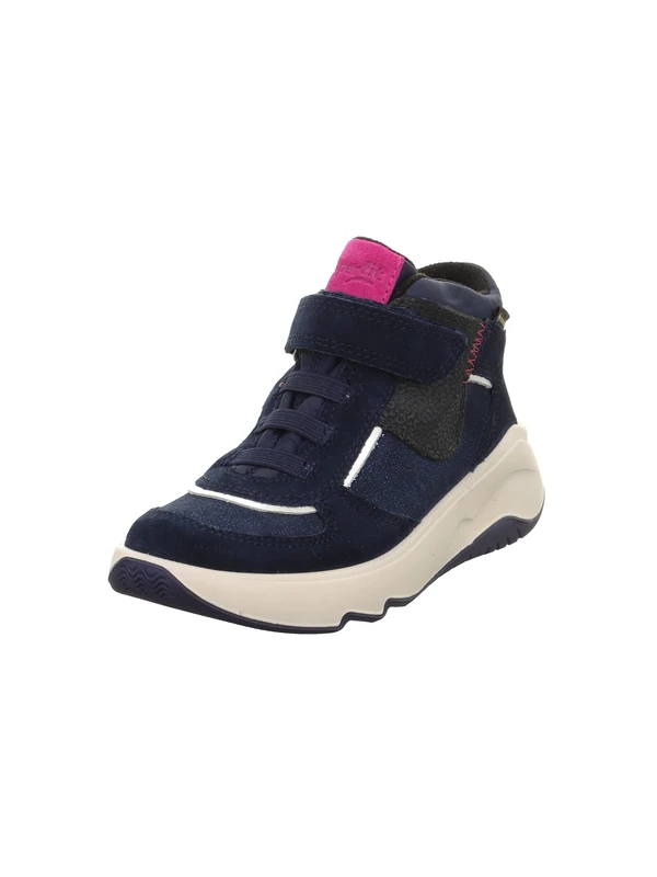 Superfit Girl's Melody Leicht gefütterte Gore-Tex Sneaker, Blau/Pink 8010