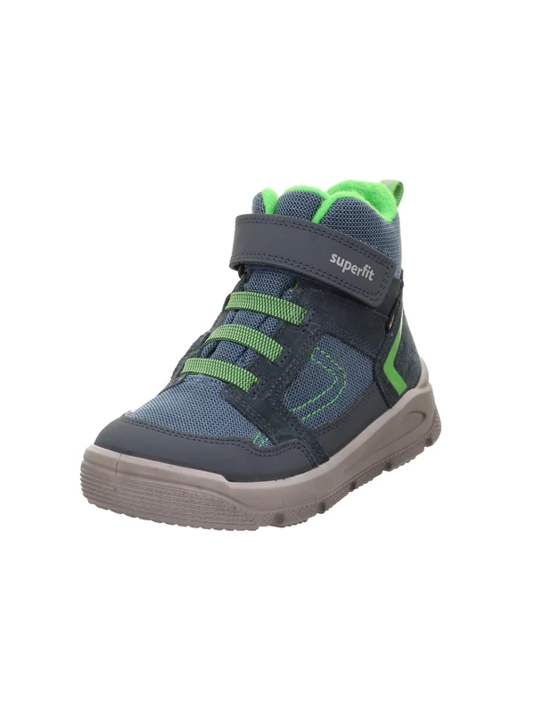 Superfit Boys Mars Snow Boots, Blue Green 8000, 10.5 UK Child