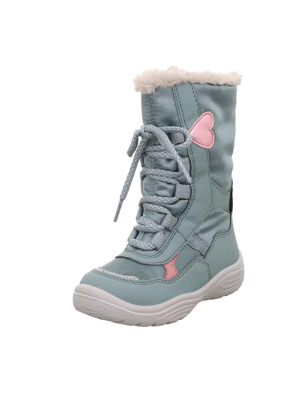 Superfit Crystal Snow Boot, Light Green Pink 7500, 3 UK