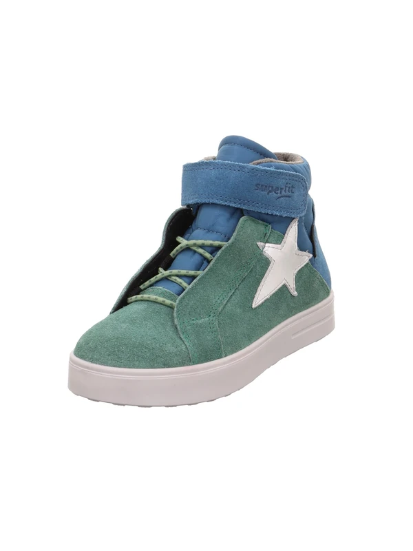 Superfit Girls' Stella Trainers, Green Blue 7000, 7.5 UK Child