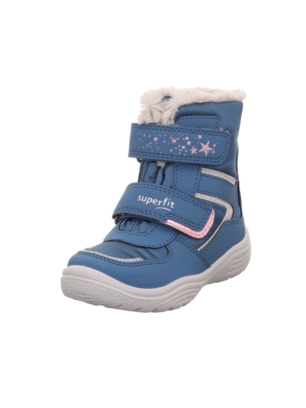 Superfit Crystal Gore-Tex 1-009091 Girls' Boots, Blue Grey 8020, 12 UK Child