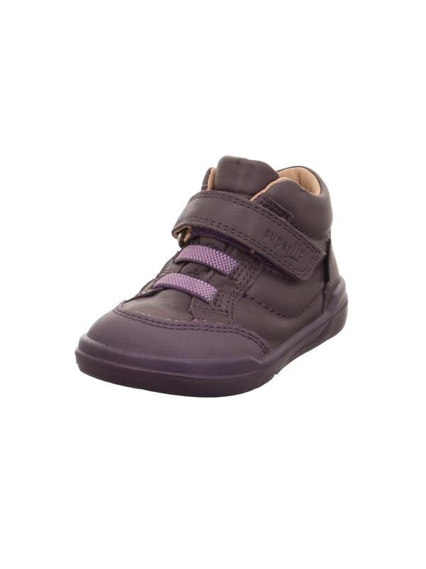 Superfit Girls Superfree Sneaker, Purple 8500, 7.5 UK Child Narrow