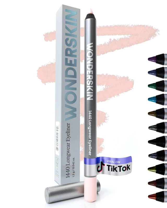 Wonderskin 1440 Pink Eyeliner Pencil - Waterproof, Smudge Proof