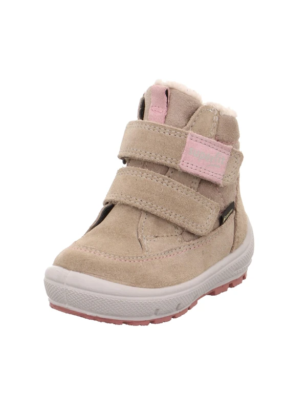 Superfit Girls' Groovy First Walking Shoes, Beige Pink 4000, 10 UK Child