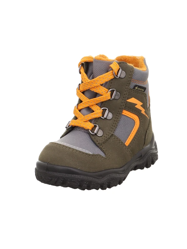 Superfit Husky Snow Boots, Green/Orange 7000, 25 EU Narrow