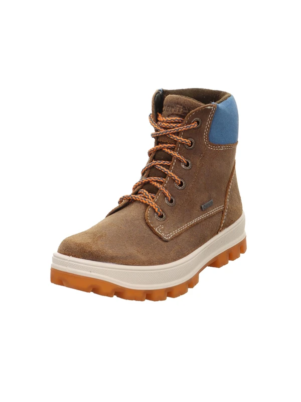 Superfit Boys' Tedd Gore-Tex 1-800474 Snow Boots, Brown Blue 3010, 12.5 UK Child