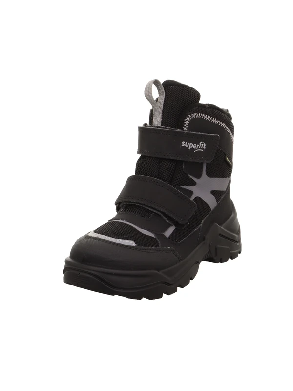 Superfit Boys SNOW MAX warm gefütterte Gore-Tex Stiefel, SCHWARZ/HELLGRAU 0000