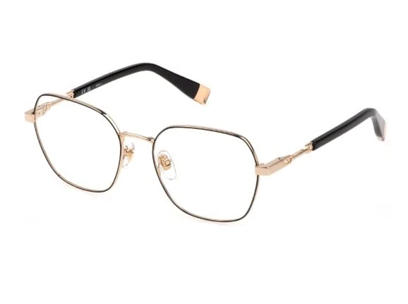 Furla Women's Glasses, Sh.rose Gold W/Black Parts, UK 26