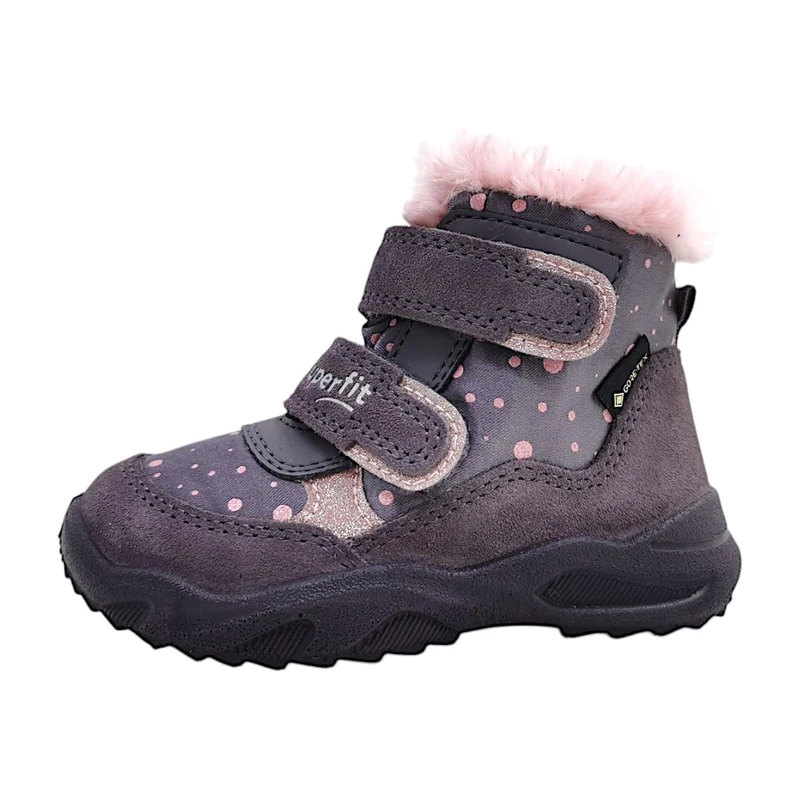 Superfit Baby Girls GLACIER warm gefütterte Gore-Tex Stiefel, LILA/ROSA 8510