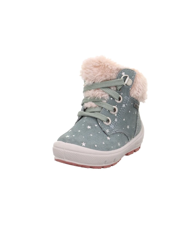Superfit Girls' Groovy Snow Boots, Light Green 7510, 3.5 UK Child