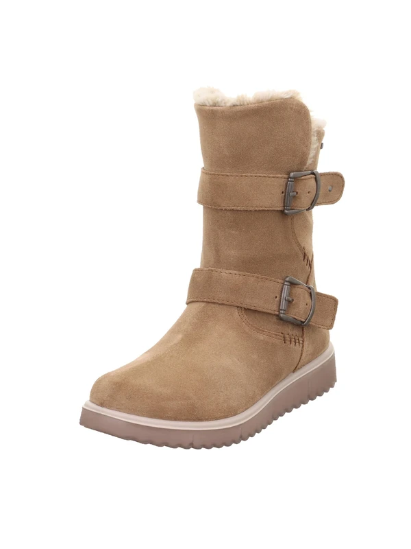 Superfit Girls Lora Snow Boots, Brown 3000, 1.5 UK