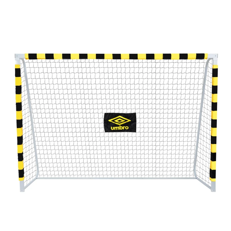 Umbro Football Goal - 300 x 200 x 90 cm - Metal - Football Training Equipment for All Ages - Easy to Assemble - Black/Yellow