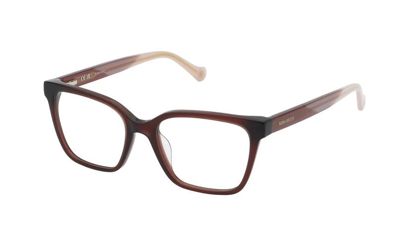 Nina Ricci Women's Glasses, Shiny Opal Raspberry, UK 36