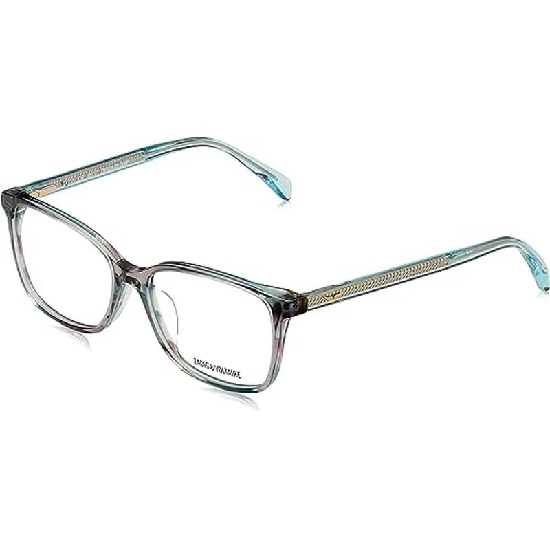 Zadig & Voltaire Glasses for Women, Shiny Stripped Turquoise, UK 26