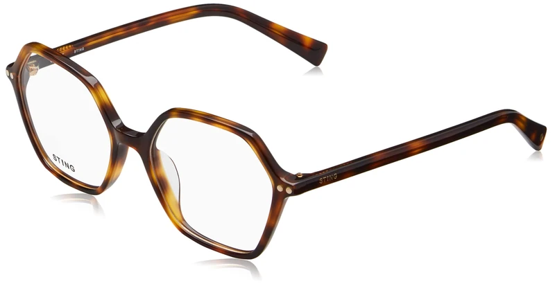 Sting Unisex children's glasses, Shiny Light Yellow Havana, 50