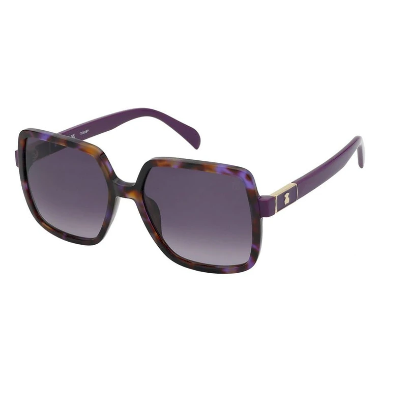 GRUPO OPTICO 1910 SUNGLASSES TOUS - MAT: Cellulose acetate_C: SHINY HAVANA/VIOLET D: 140x17 / Female - Image 1