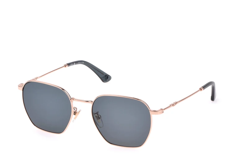 POLICE SUNGLASSES MAT: Stainless steel_C: SHINY TOTAL ROSE GOLD D: 145x19 / Male