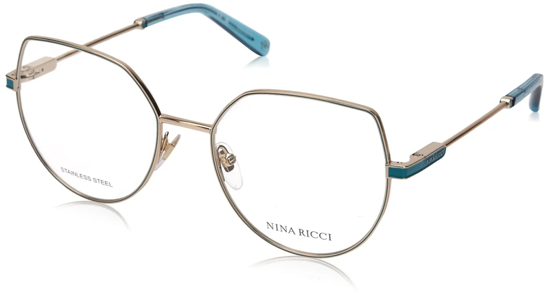 Nina Ricci Women's Glasses, Sh.light Gold W/Col.parts, UK 40
