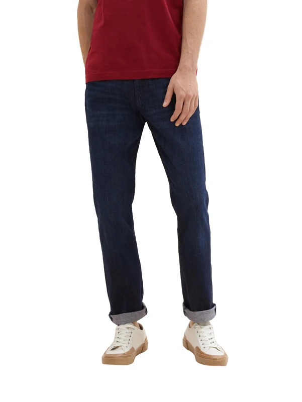 TOM TAILOR Men's Josh Regular Slim Jeans, 10115 - Clean Rinsed Blue Denim, 32 W/30 L