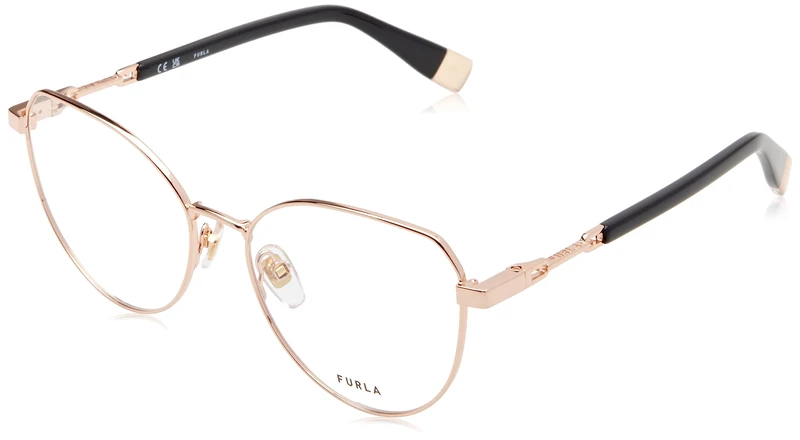 Furla Women's Glasses, Shiny Copper Gold, UK 26
