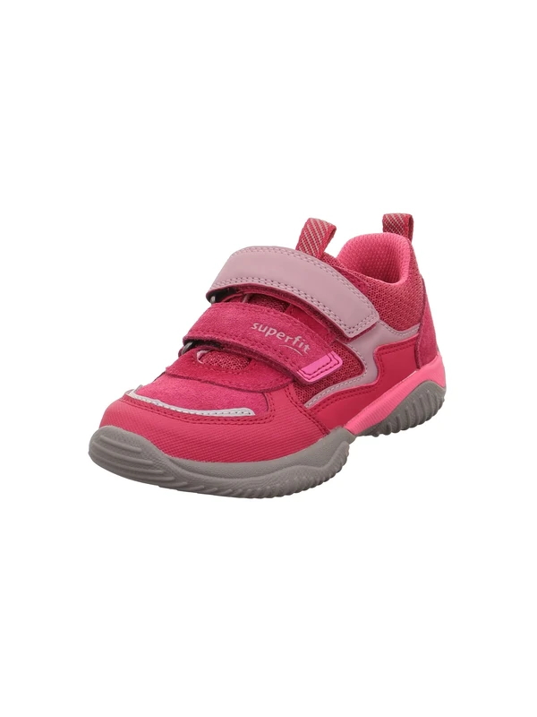 Superfit Girls' Storm Trainers, Red Pink 5510, 5 UK Child