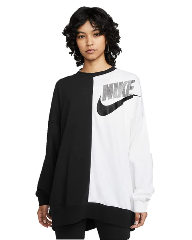 Nike S6476019, Women’s Sweatshirt, Black/White - Image 1