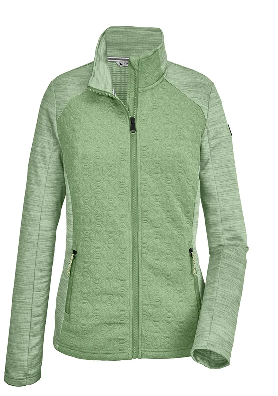 Killtec Kos 68 Wmn FLX Jckt Stretch Stand-up Collar/Fleece Jacket, Mint, 44 (EU)