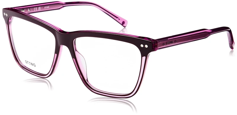 Sting Women's Glasses, Shiny Violet Top+Cyclamen, UK 26