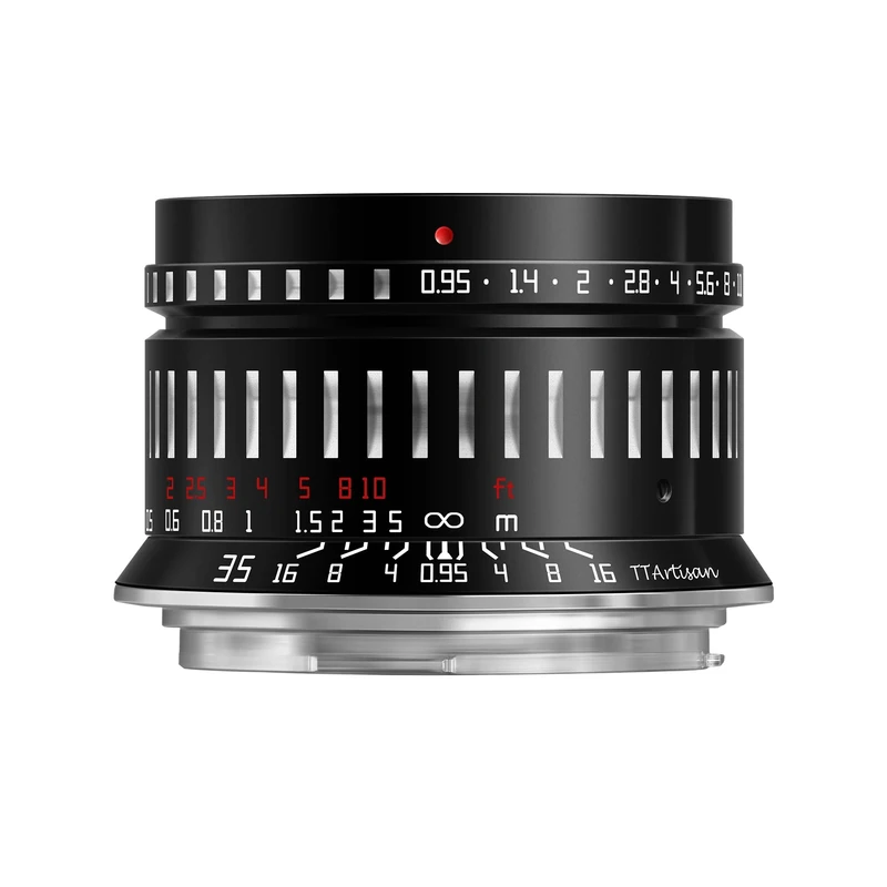 TTArtisan 35mm F0.95 APS-C Large Aperture Manual Focus Mirrorless Cameras Lens for E Mount Compatible with A5000A6000A6100A6300A6400A6500A6600NEX-5NEX-7