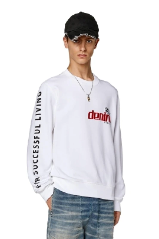 Diesel Modern S-Gymn-L7 Sweater, 100-0JFav, XXS