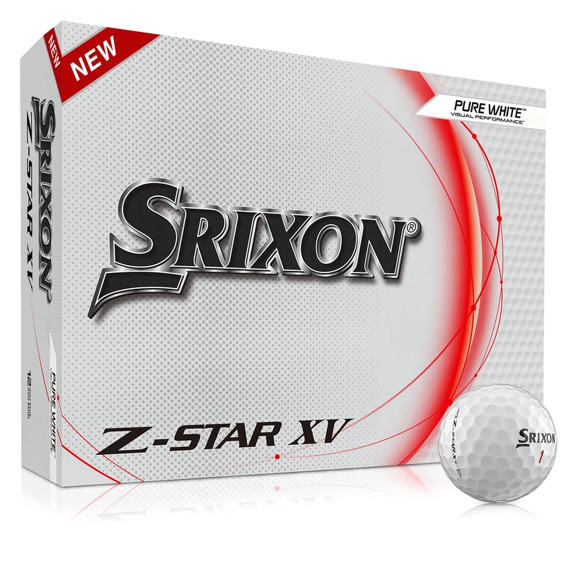 Srixon Z Star XV 8 - Dozen Premium Golf Balls - Tour Level - Performance - Urethane - 4 pieces - Premium Golf Accessories and Golf Gifts, White - Image 1