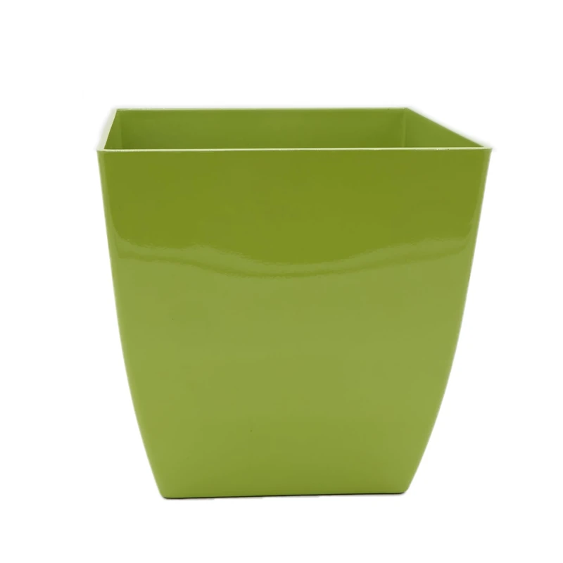 The HC Companies Planter, Glossy Green, 16"