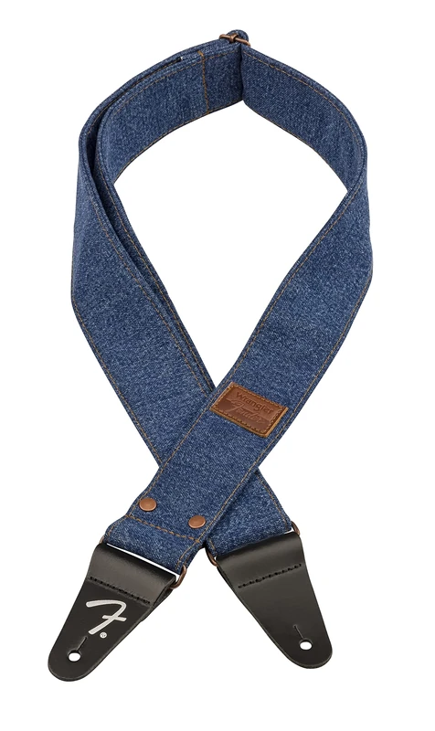 Fender x Wrangler Riveted Denim Strap, Indigo