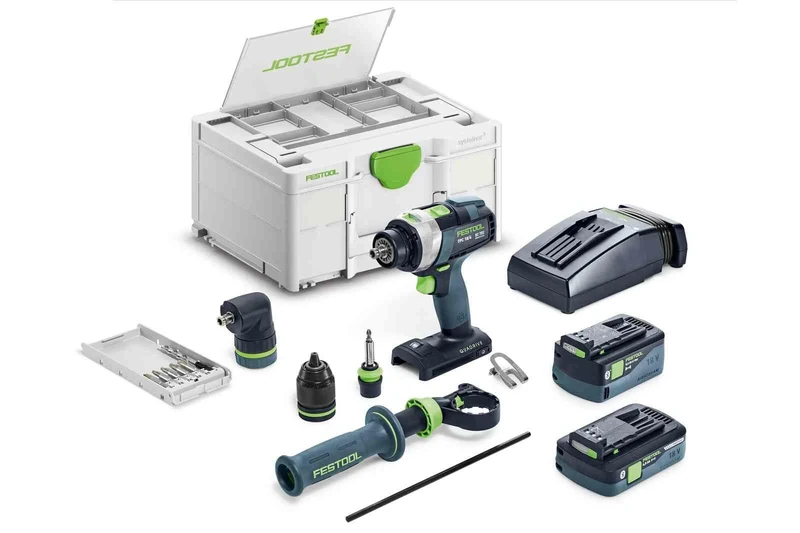 Festool Taladro atornillador de percusión a batería TPC 18/4 5,0/4,0 I-Set