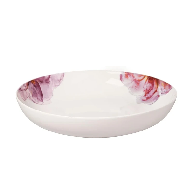 Villeroy & Boch - Rose Garden Bowl, Porcelain Bowl White, Capacity 5,218 ml