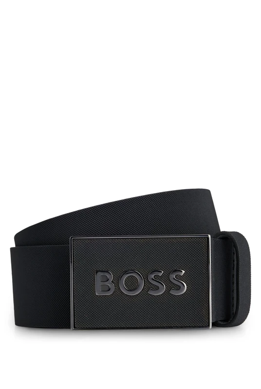 BOSS Men's Icon-S1_Sz40 Belt, Black3, 105, Black3